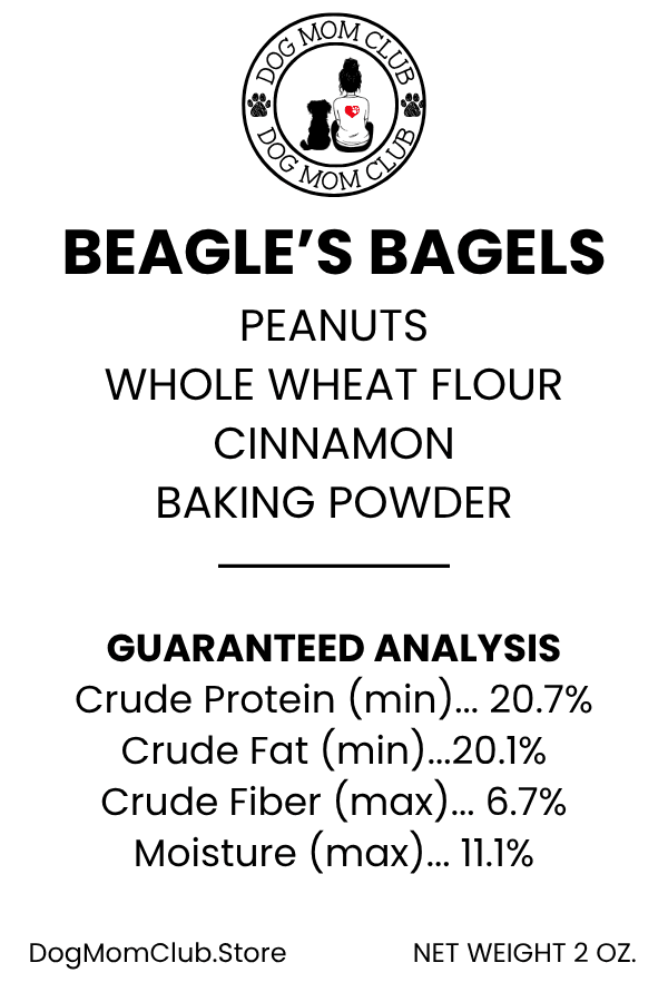 Beagle's Bagels nutrition label